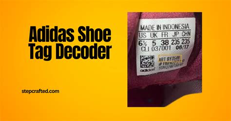 adidas shoe tag decoder|adidas shoe tags explained.